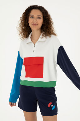Женский белый свитшот Неожиданная скидка в корзине - U.s. polo assn фото 10