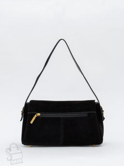 Сумка женская кожаная 1103M black Polina&Eiterou в Новосибирске