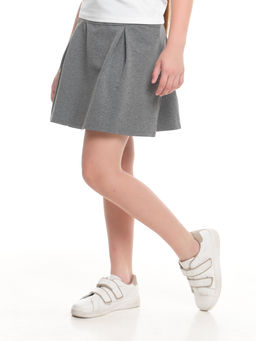Юбка из футера для школы UD 5123 графит - Mini maxi фото 3
