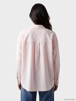 ?izgili Oversize Kad?n G?mlek