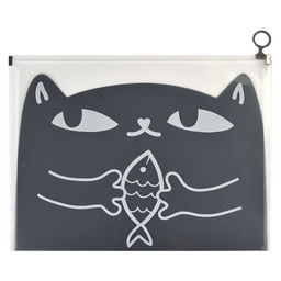 Папка для документов пластиковая арт. 53488/ 12 ЧЁРНЫЙ КОТ