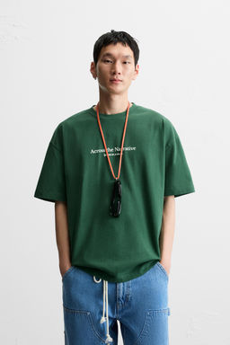 SLOGAN PRINT T-SHIRT - Zara фото 2