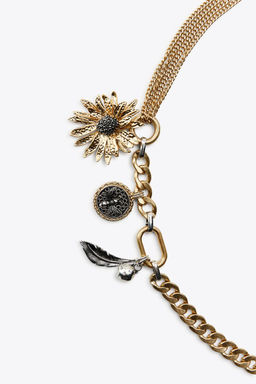 METAL CHARM BELT - Zara фото 3