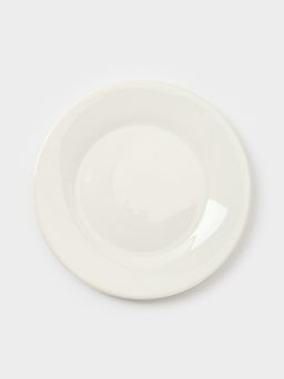 Тарелки Доляна White Label, набор 4 шт., d=20 см, фарфор, белые