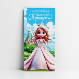 Цена за 10 шт. Конверт для денег «С Днём рождения!», 16.5×8 см