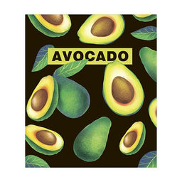 Тетрадь 48 листов в клетку Calligrata Авокадо, обложка мелованный картон, твин-лак + выборочный УФ-лак, блок офсет МИКС  фото 6