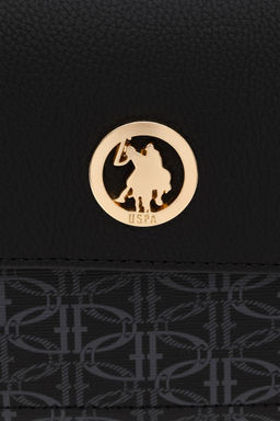 U. S. Polo Assn / Женская черная сумка через плечо - U.s. polo assn фото 5