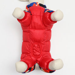 Комбинезон принтованный с замком на спине, размер 18 (ДС 31, ОГ 46, ОШ 38 см), красный - Simaland фото 5