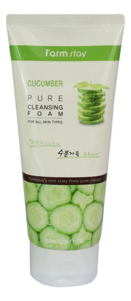 Пенка для умывания с экстрактом огурца - Cucumber Foam Cleanser , 180 ml