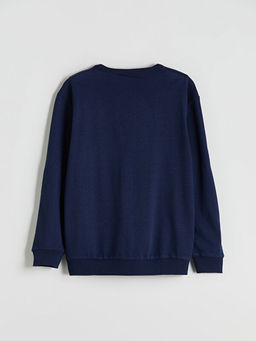 Bisiklet Yaka Erkek ?ocuk Sweatshirt