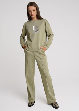 Брюки жен. хаки 136312/115сд - Clever wear фото 2