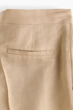 Bermudas en mezcla de lino - H&m фото 8