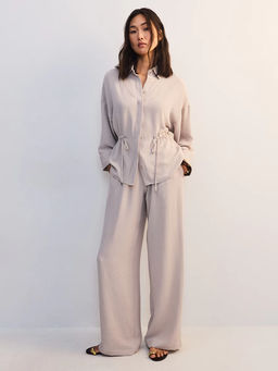 Блуза свободного кроя с кулиской / Zarina  фото 2