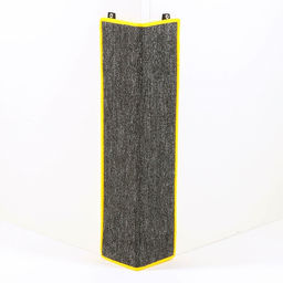 Когтеточка угловая, 67×14 см, большая, с пропиткой, цвет МИКС