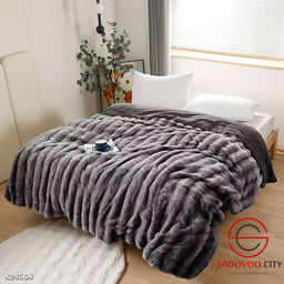 Плед шиншилла на кровать