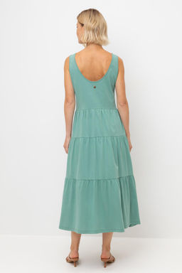 ЕВТ 5033/малахитовый зеленый сарафан жен