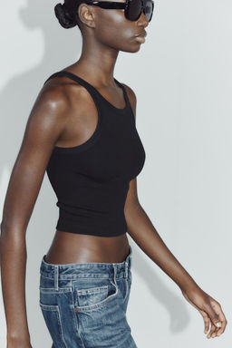RIBBED CROP TOP - Zara фото 11