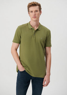 Siyah Polo Tisort - Mavi фото 16