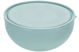 Салатница с крышкой 4 л 25,5*25,5*12,3 см серо-голубой (модель 282) - Elan gallery фото 3