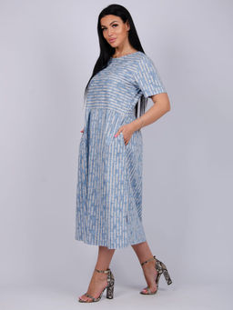 Платье "Делия" штрих, трикотаж