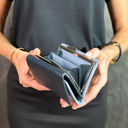 Итальянский женский кожаный кошелек DuDu серии Corsica | морской - Dudubags фото 8