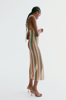 Vestido halter efecto crochet - H&m фото 3