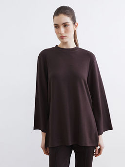 Soft Touch Oversize Kad?n Sweatshirt Tunik
