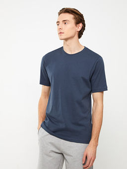 Bisiklet Yaka Penye Erkek Ti??rt