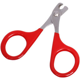 Цена за 4 шт. Когтерез для животных "ЗООУЛЬТРА", механизм ножницы, цвет красный, 8*5,5см