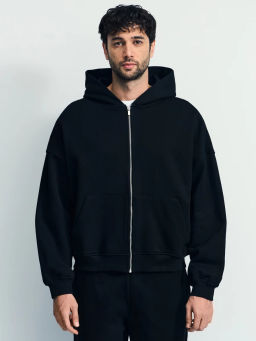 Худи relax fit на молнии / Zarina