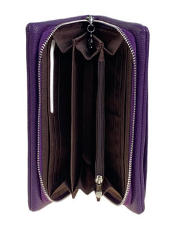 Женское портмоне из искусственной кожи, цвет фиолетовый - Greta фото 2