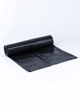 Мешки для мусора в рулоне 300 л,черные, ПВД,  толщина 60 мкм, 10 штук