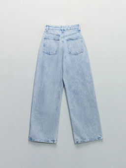 Джинсы wide leg с высокой посадкой / Zarina  фото 6