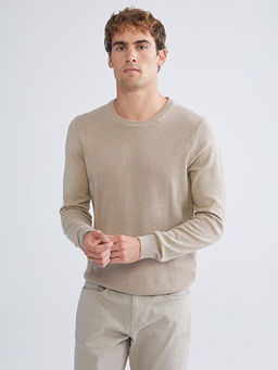 Bisiklet Yaka Erkek Triko Kazak