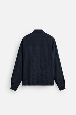 STRIPED TEXTURED SHIRT - Zara фото 8