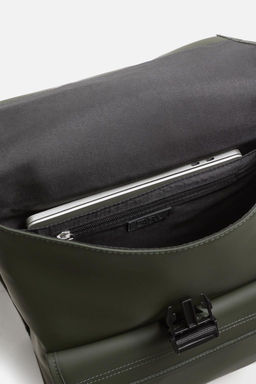 RUBBERISED BACKPACK WITH FLAP - Zara фото 20