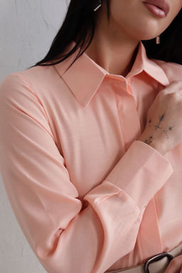 Рубашка с супатной застёжкой свободного силуэта - Martichelli фото 47