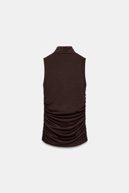 DRAPED GATHERED TOP - Zara фото 7