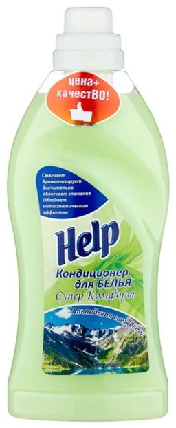 HELP кондиционер д/белья 1000мл Альпийская свежесть