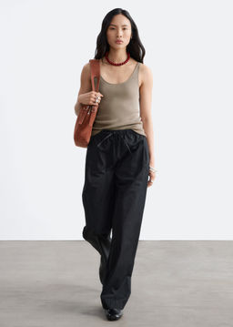 Camiseta de tirantes de punto con cuello redondo - H&m фото 4