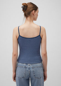 Cizgili Lacivert Atlet - Mavi фото 4