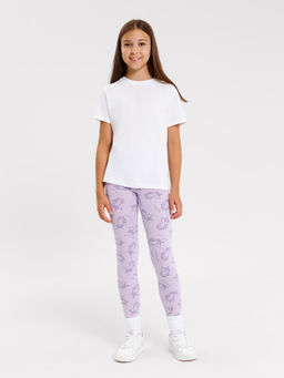 Легинсы для девочек в сиреневом цвете с единорогами - Mark formelle фото 2