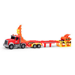 Машина "Трюковой Трак" (2 машины в наборе, цвет синий, на батарейках) в коробке