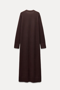 LONG PLAIN KNIT DRESS - Zara фото 6