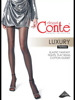 Колготки фантазийные CONTE LUXURY Колготки с люрексом grafit - Conte elegant фото 5