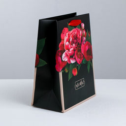 Цена за 2 шт. Пакет подарочный ламинированный, упаковка, «Цветочные чувства», S 12 х 15 х 5.5 см