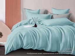 НЕЖНАЯ БИРЮЗА Сатин Премиум гладкокрашеный наволочка 50*70 с молнией