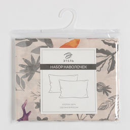 Комплект наволочек Этель Animals, 70*70 см - 2 шт, 100% хлопок, поплин  фото 3