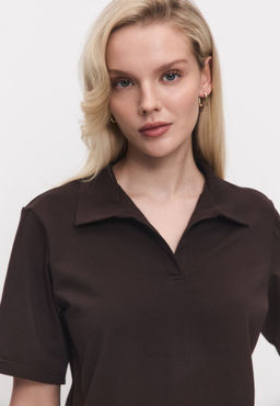 Футболка-поло женская 25234-492 мокко - Avese фото 142
