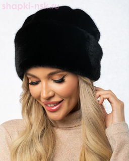 Дорис Шапка женская экомех норка (56-58)
